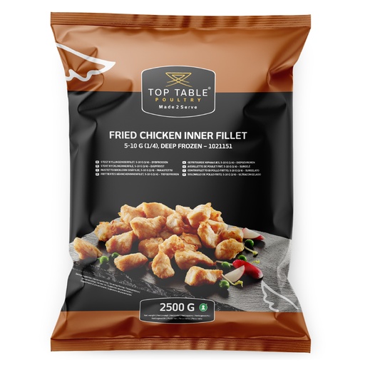 [11685] Kip Haasjes Gefrituurd 5 à 10 gr (1021151) Top Table 2 x 2,5 kg
