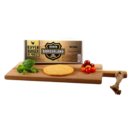 [1132349] Burger Poulet Maxi Rond Burgerland 16 x 140 gr