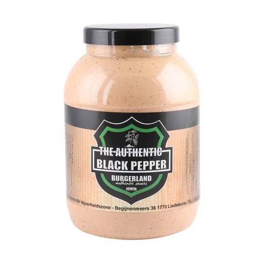 [260310] Sauce Black Pepper Burgerland Pet 3 L