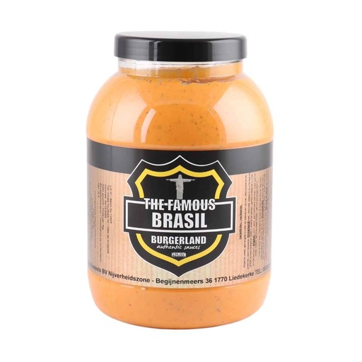 [260138] The Famous Brasil Saus Burgerland Pet 3 L