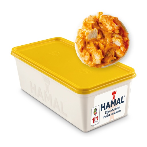 [19031] Salade de poulet à l’andalouse Hamal – Barquette 1 kg