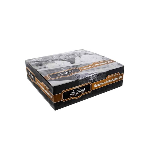 [13517] Bitterbal Beef 25% - De Jong 65 x 30 gr