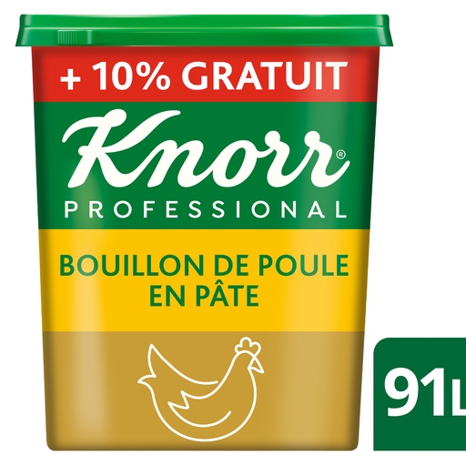 [406810] Bouillon Kip Pasta Professional Knorr Pot 1,65 kg 10% gratis