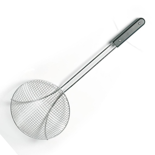 [90399] Frietschep rond zwart handvat Hendi 24 cm - 640913