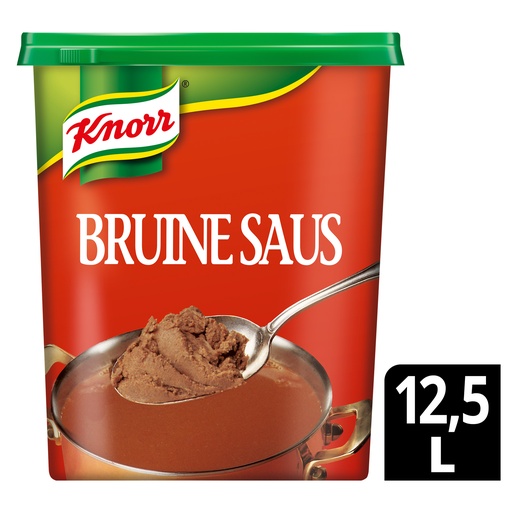 [40266] Bruine Saus Pasta Gourmet Knorr Pot 1,25 kg