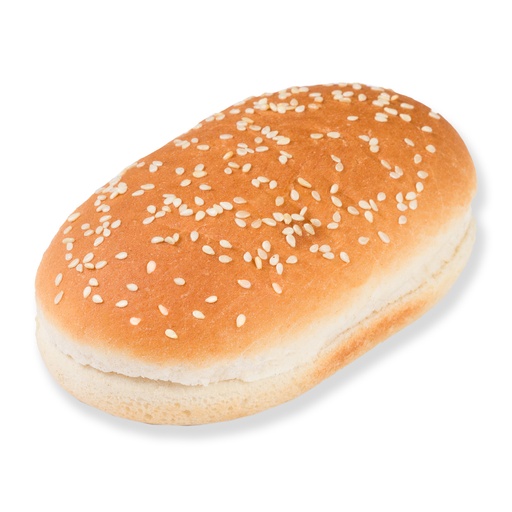 [139987] 5385 Hamburger Bun Sesam Ovaal Pastridor 48x67gr