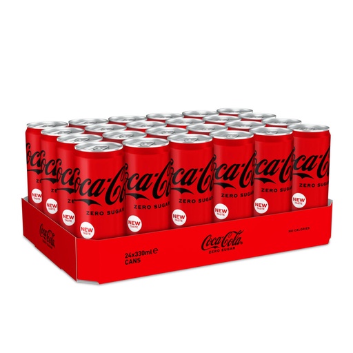 [710200] Coca Cola Zero Automaten Blik 24 x 33 cl