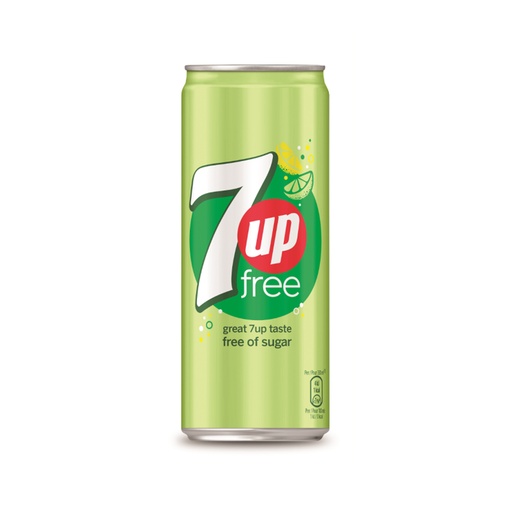 [710031] Seven Up Sugar Free Blik 24 x33 cl