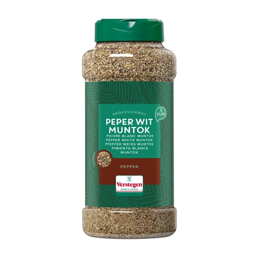 [390512] Peper Gestampt Wit Muntok Verstegen 625 gr