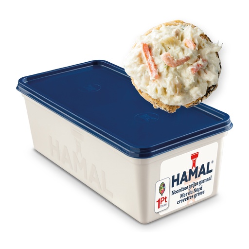 [19101] Salade royale aux crevettes grises Hamal – Barquette 1 kg