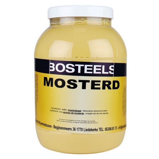 [25517] Moutarde Bosteels Pet 3 L