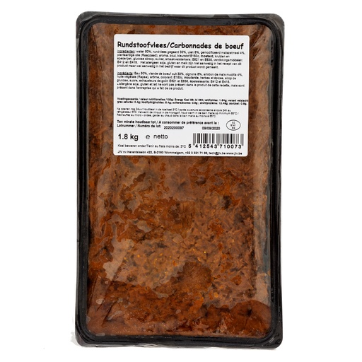 [20079] Stoofvlees Artisanaal Vers Jiv 1,8 kg