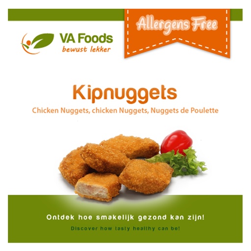 [1186191] Chicken Nuggets VA Foods 2,5 kg (gluten-free)