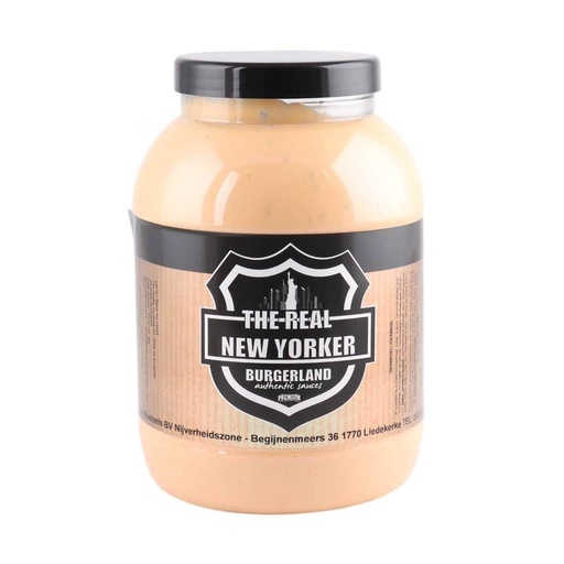 [251476] Real New Yorker Saus Burgerland Pet 3 L