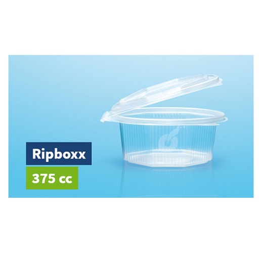 [821719] Plastiek Achth Saladebak Ripboxx 375 ml 50 st