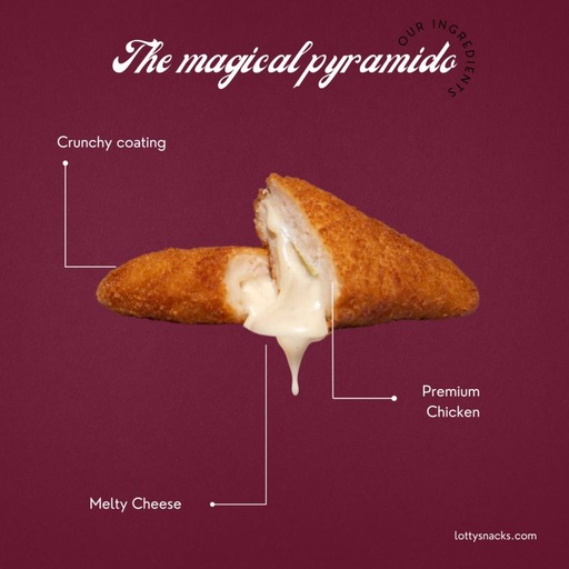 [118539] Pyramido Kip Kaas Punt Lotty 28x90gr