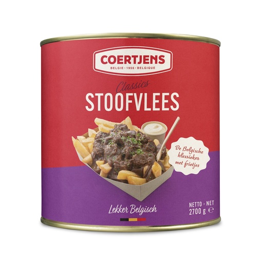 [22016] Stoofvlees Coertjens Blik 2,7  kg
