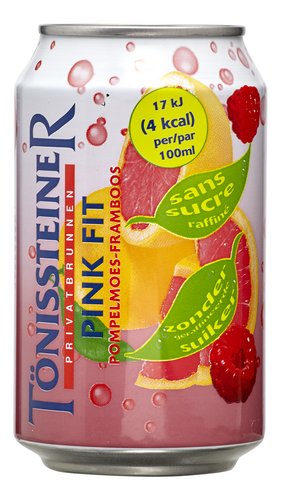 [710341] Tonissteiner Pink Fit Blik 24 x 33 cl
