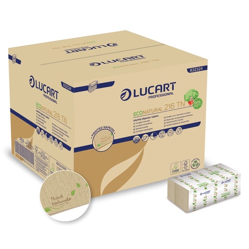 [86580] Servetten Interfold Lucart (832.293) 6000 st
