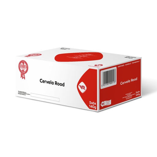 [11901] Cervela Rood Vanreusel 5 x 6 x 140 gr