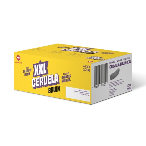 [11955] Cervela Bruin XXL Vanreusel 6 x 4 x 200 gr
