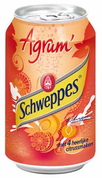 [71025] Schweppes Agrum Slim Can 24 x 33 cl