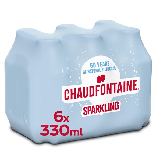[71031] Chaudfontaine Pétillante Rouge Pet 4 x 6 x 33 cl