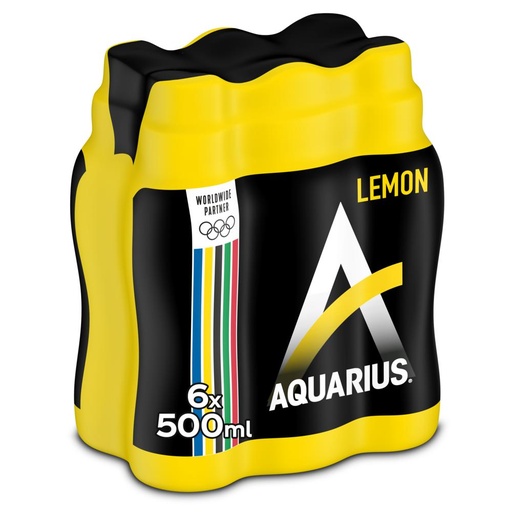 [71056] Aquarius Lemon Pet 4 x 6 x 50 cl