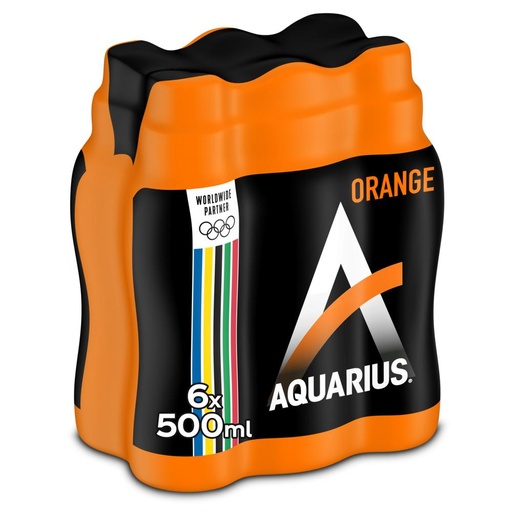 [71059] Aquarius Orange Pet 4 x 6 x 50cl