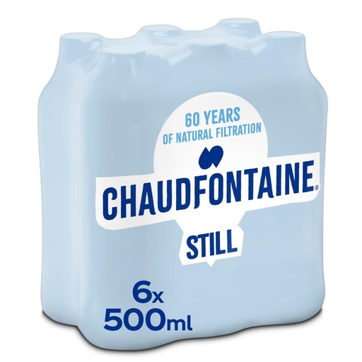 [71403] Chaudfontaine Plat Blauw Pet 4 x 6 x 50 cl