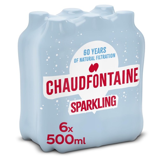[71404] Chaudfontaine Pétillant Rouge Pet 4 x 6 x 50cl