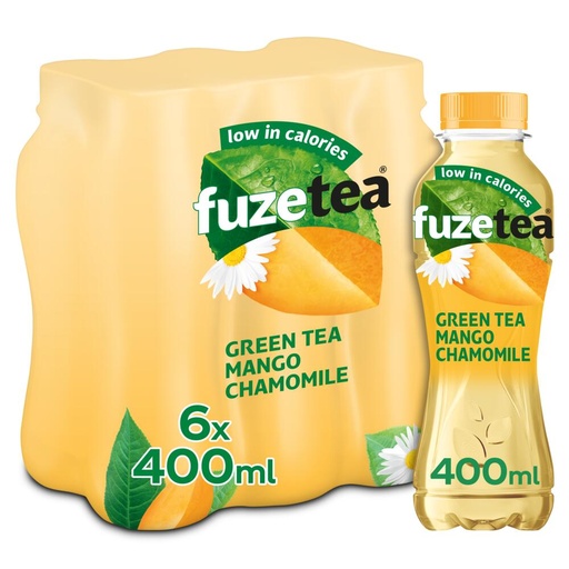 [710168] Fuze Green Tea Mango Chamomile Pet 4 x 6 x 40 cl