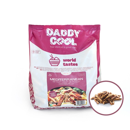 [116789] Méditerranéen Filet De Poulet Tranches Daddy Cool 1,5 kg