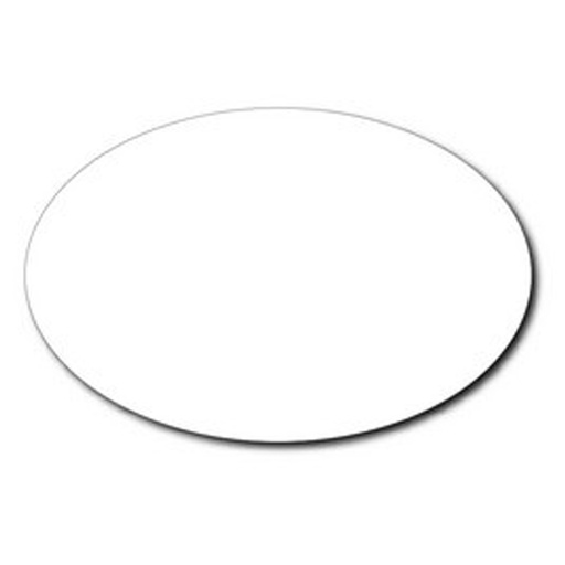 [87301] Schotelpapier Wit Ovaal 24 x 16 cm 500 st