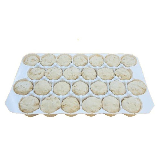 [138801] Deegbollen voor Luikse Wafels Belgaufra 130 x 130 gr