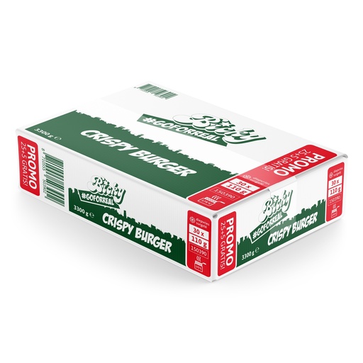 [113221] Bicky Crispy Burger 25 + 5  x 110 gr