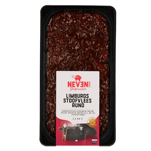 [20064] Stoofvlees Limburgs Runds Bieze-Neven 2,5 kg