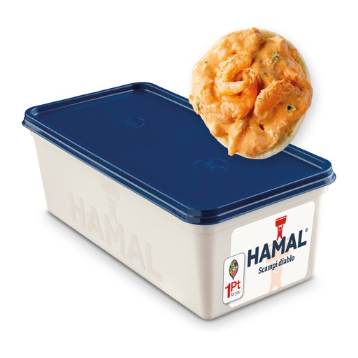 [19015] Scampi Diablo Salade Hamal Bak 1 kg