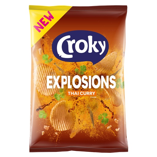 [319572] Chips Explosions Thai Curry Croky 20 x 40 gr