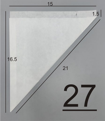 [80016] Sachets Cornets Nr 27   1000 pcs