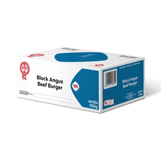[11299] Beef Burger Black Angus Vanreusel 40 x 100 gr