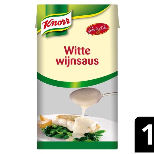 [40014] Witte Wijnsaus Garde d'Or Knorr 1 L