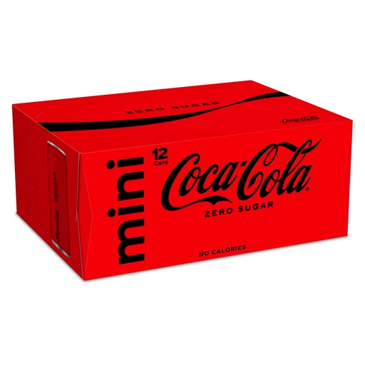 [70999] Coca Cola Zero Mini Blik 24 x 15 cl