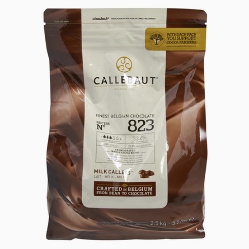 [31630] Callets Nr.823 Melk Callebaut Zak 2,5 kg