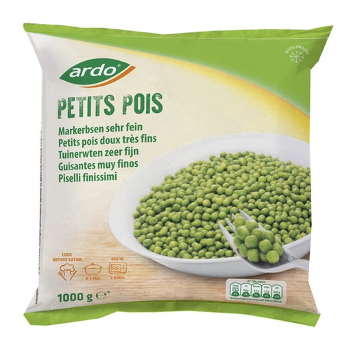[16368] Petits Pois Tres Fin Ardo 1 kg