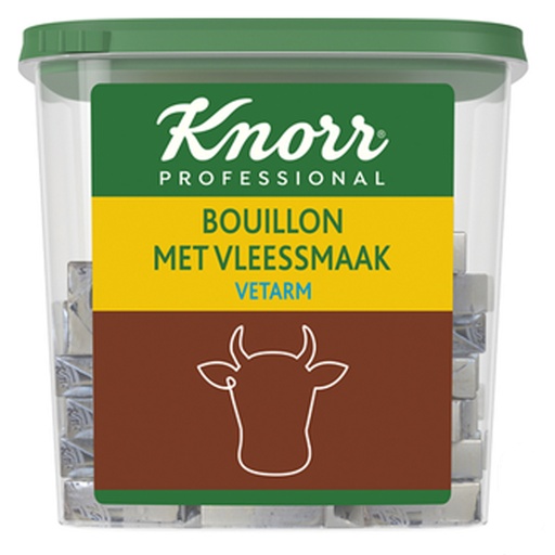[401500] Bouillon de Viande en Tablettes Knorr (Dégraissé) Pot 72 pces