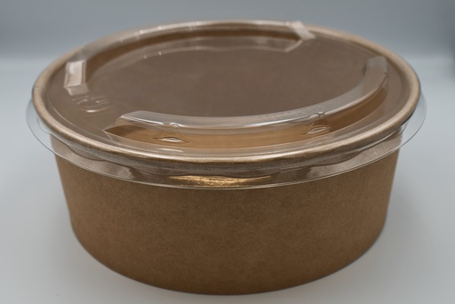 [8219991] Salad Bowl Kraft 1300 ml 50 st