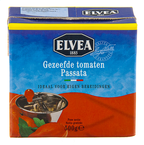 [522131] Tomaten Gezeefd Elvea 690 gr