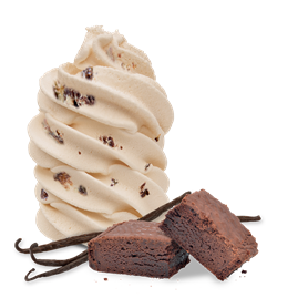 [17072] Roomijs Brownie Vanille One Shot 18 x 160 ml
