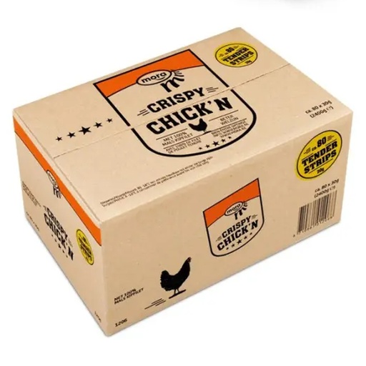 [1187191] Crispy Chick'n Strips Mora 80 x 30 gr 